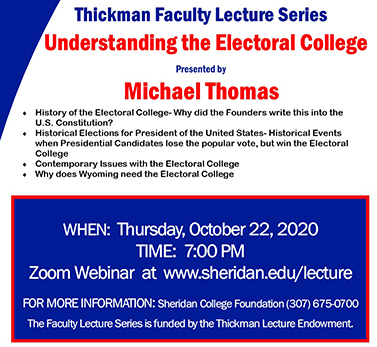 M Thomas Faculty lecture